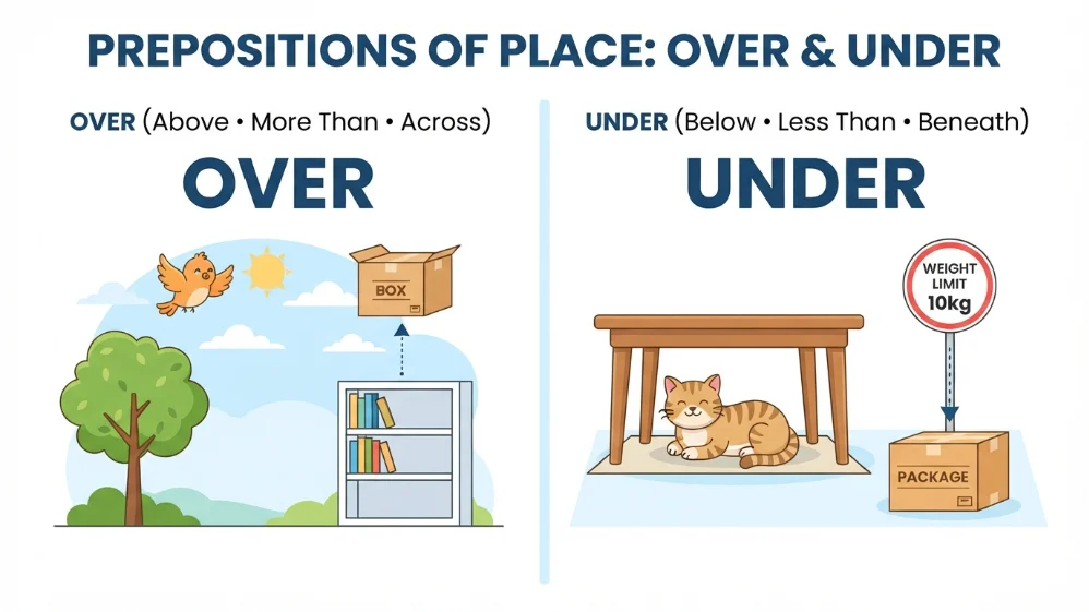 over or under