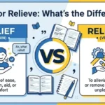 relief or relieve