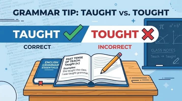 taught or tought