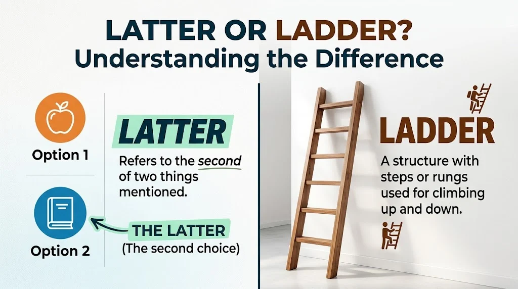 latter or ladder