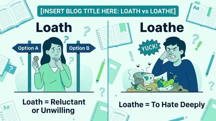 loath or loathe