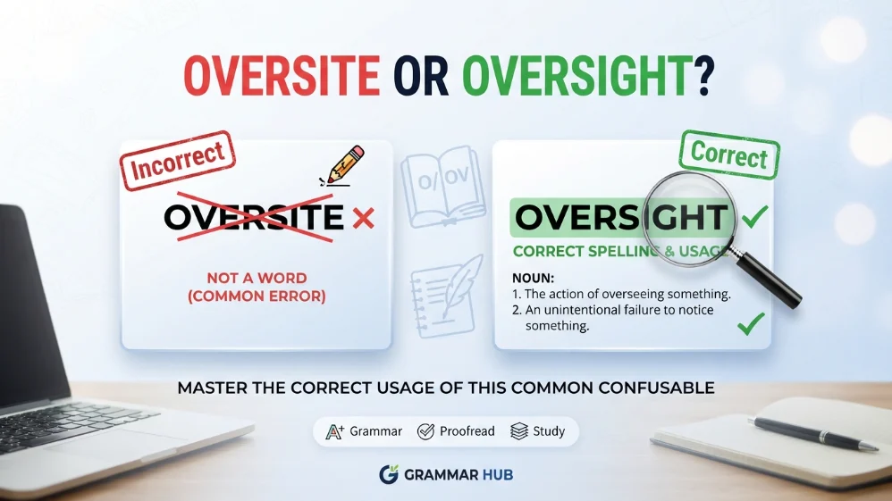 oversite or oversight