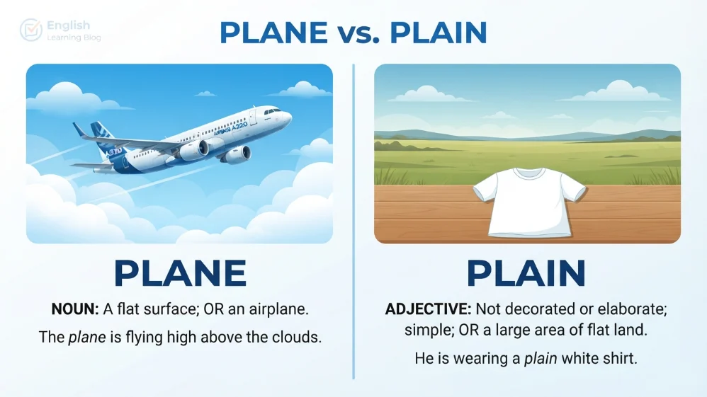 plane or plain