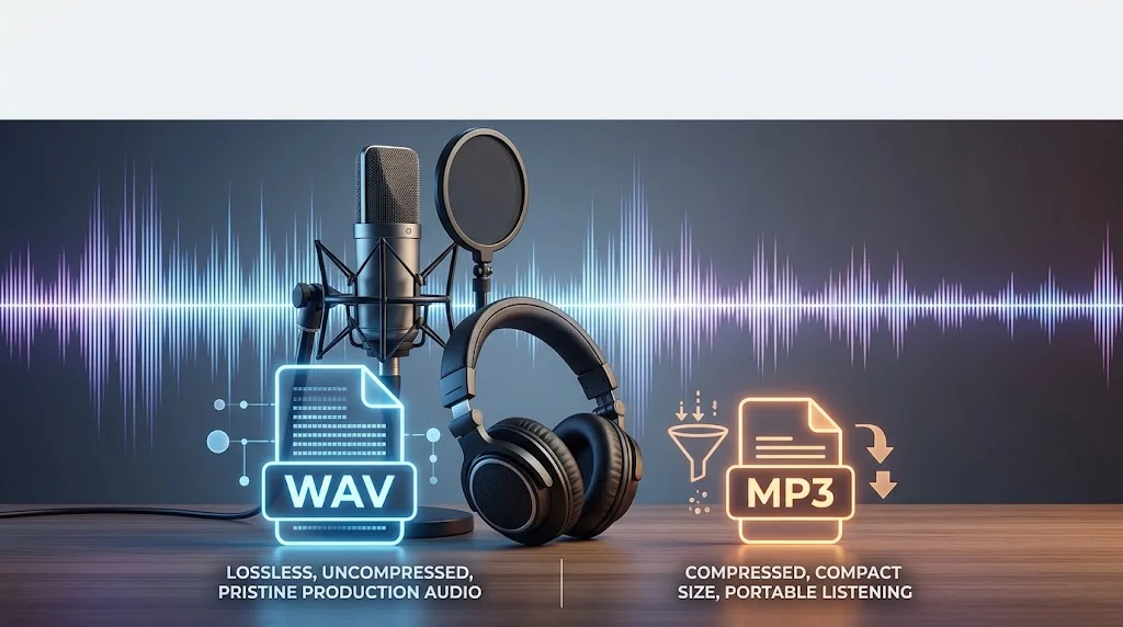 wav or mp3